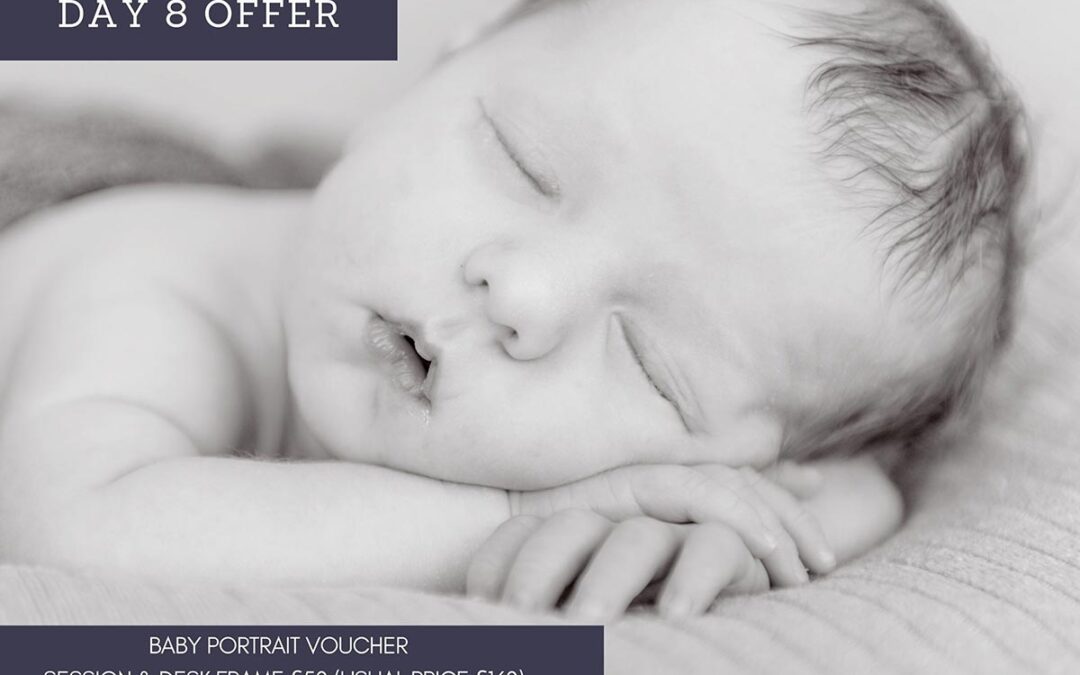 12 Days of Christmas – Day eight – Baby Portrait Voucher