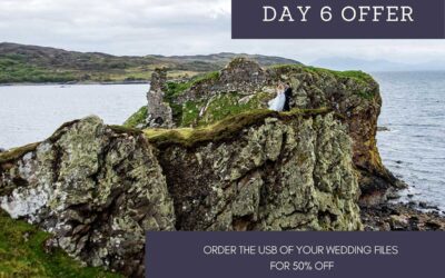 12 Days of Christmas – Day Six – 50% off your wedding digital files